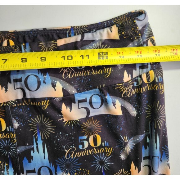 Disney leggings pants Curvy Ambrié Polyester Spandex pajama fiftieth anniversary - Picture 4 of 5